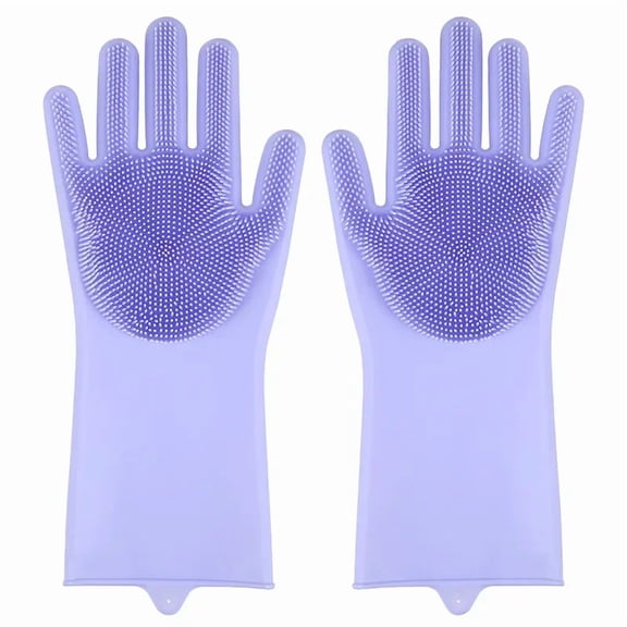 Pet Grooming Cleaning Gloves Dog Cat Bathing Shampoo Glove Scrubber Magic Dishwashing Cleanner Sponge Silicon Hair Removal Glove