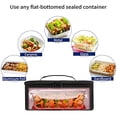 thumbnail image 2 of Aotto Portable Food Warmer for Car, 12V Heated Lunch Boxes for Adults, Personal Mini Oven Microwave Travel Food Lunch Warmer for Meal & Raw Food Road Trip/Picnic/Camping/Picnic (Black), 2 of 5