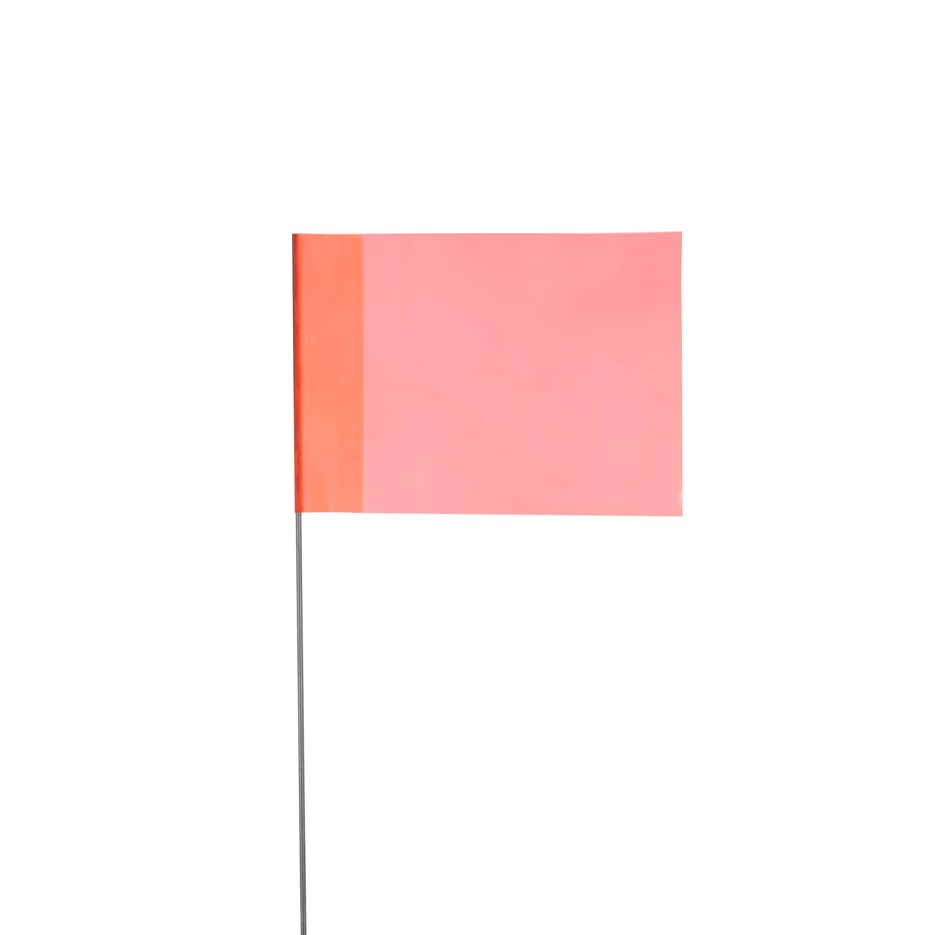 Hyper Tough Safety Marking Flags, Orange, 25 Count
