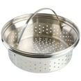 thumbnail image 4 of Spice By Tia Mowry Savory Saffron 5 Quart Ceramic Nonstick Aluminum Dutch Oven with Lid and Steamer in Mint, 4 of 7