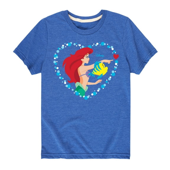 Disney - Ariel Heart - Toddler And Youth Short Sleeve Graphic T-Shirt