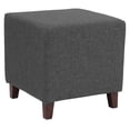 thumbnail image 6 of Flash Furniture Ascalon Upholstered Ottoman Pouf in Green Fabric, 6 of 11
