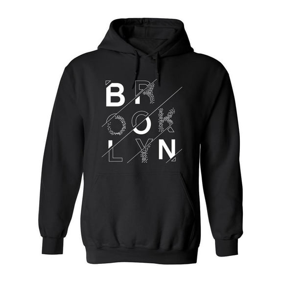 Brooklyn, New York City.   Hoodie Men -Image by Shutterstock, Male 3X-Large