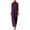 Purple, variant on Women's Ruffle Halter Neck Dresses Sleeveless Relaxed Flowy Solid Long Dress Casual Summer Vacation Beach Sundress Red XXL