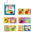 thumbnail image 1 of Los del bebé conocen el juguete educativo del libro del sonido del paño de las formas 10pcs del inglés chino perfke  Libro de desarrollo de inteligencia, 1 of 8
