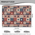 thumbnail image 7 of COEQINE Car Trunk Liner for Dogs All Season Rear Cargo Mat Car Boot Cover Heavy Duty Washable Pet Cargo Protector Fit for Sedans, SUVs & Trucks, Vintage USA Flag Patchwork, 7 of 7