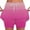 Pink, variant on yunLCZ Pants for Women High Waisted Women's Fashionable Casual Sports Casual Skirt With Pocket Drawstring Solid Color Mid Waist Skirt Pants