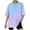 Sky Blue, variant on Scyoekwg Womens Tunic Tops Short Sleeve Trendy Womens Going Out Outfits Ladies Blouses Dressy Casual Short Sleeve Tops Womens Summer Fashion Loose Comfy Clothes