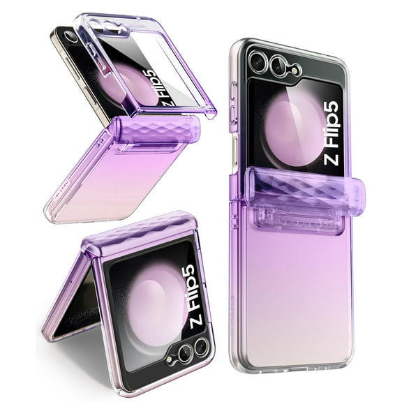 i-Blason Hinge Protection Slim Cell Phone Case for Samsung Galaxy Z Flip 5, Ameth