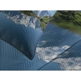 thumbnail image 4 of Ambesonne Lake Quilted Bedspread Set 3 Pcs, Mont Blanc Alps France, King Size, Pale Blue White Green, 4 of 5