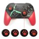 thumbnail image 5 of Empuñaduras De Pulgar 4 empuñaduras de pata de gato para mando PS5 PS4 PS3 Xbox One 360 ​​(rojo), 5 of 6