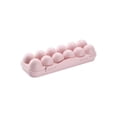 thumbnail image 2 of Caja de Almacenamiento de Huevos con Ruedas Deslizantes de Plástico para la Puerta del Refrigerador – Organizador de Huevos de 4 Niveles que Ahorra Espacio con Diseño Abatible, Capacidad para 20-24, 2 of 6