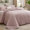 thumbnail image 2 of Juego de edredón Bedsure Queen Size Dusty Rose con 2 fundas, 2 of 9