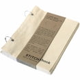 thumbnail image 1 of Blank Fabric Sketchbook With Unique Folding Design Convenient To Carry Blank Fabric Sketchbook Art Diary Linen Needle And Thread Book For Painting And Writing, 1 of 9