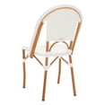 thumbnail image 6 of SAFAVIEH California Outdoor Patio Side Chair, White, Set of 2, 6 of 11