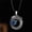Single Pendant With Black Rope, variant on Retro Ethnic Style Peace Buckle Zodiac Dragon Pendant Necklace For Men And Women