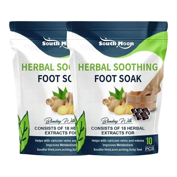 Herbal Detox&Shaping Cleansing Foot Soak Beads, Medicine Foot Bath Bag