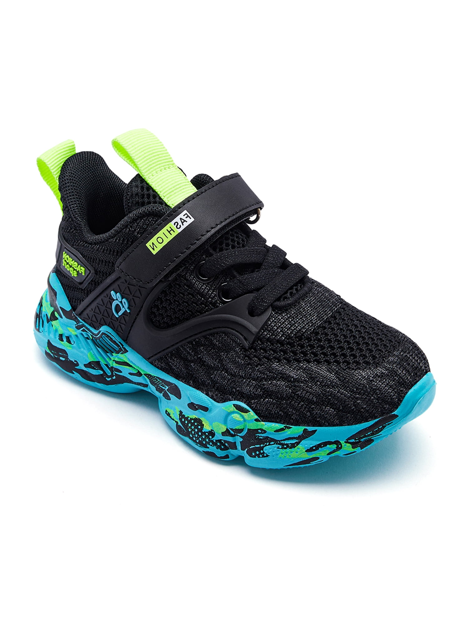 BUDDY Boys Breathable Knit Sneakers Mesh Athletic Shoes