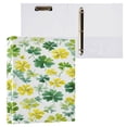 2 Pack PVC Round Ring Binders, 200 Sheet Capacity D-Ring File Folder ...