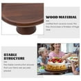 thumbnail image 5 of Display Cupcake Pastries Desserts Stand Acacia Wood Cake Stand with Base Home Supply, 5 of 6
