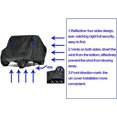 thumbnail image 3 of OTTULUR All Weather Heavy Duty 2 Seater UTV Side by Side Cover Black Replacement for Ranger RZR 500 570 800 900, 3 of 6