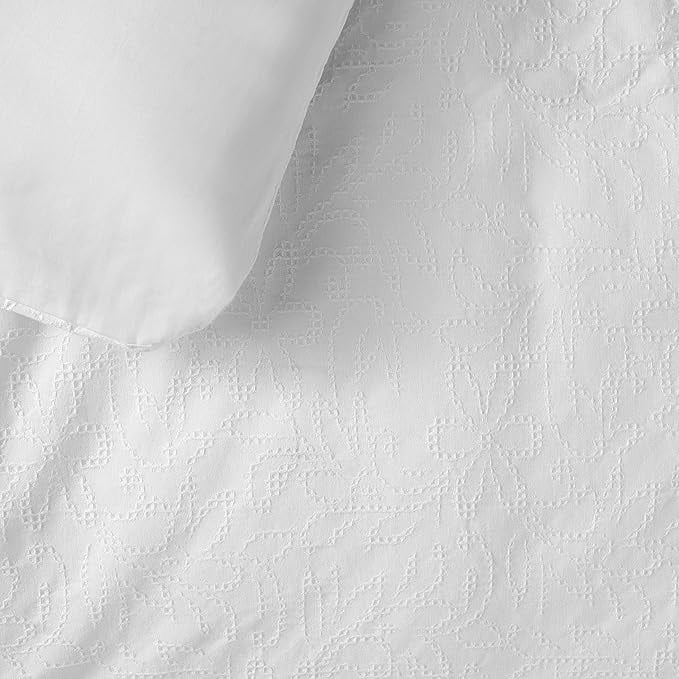 Martha Stewart Kinfolk 100% Cotton 3pc Duvet Set-1 Duvet, 2 Pillow Shams
