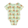 thumbnail image 5 of Balery Tropical Flowers Pattern Baby Climbing Clothes Infant Bodysuit Cute Infant Bodysuit Baby Romper-12 Months, 5 of 7
