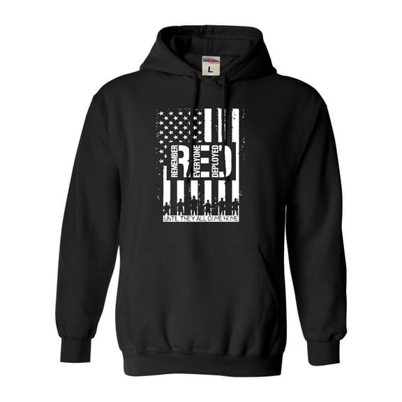 Adult Remember Everyone Deployed RED Friday Sweatshirt Hoodie