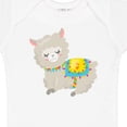 thumbnail image 4 of Inktastic Cute Llama with Colorful Blanket Boys or Girls Baby Bodysuit, 4 of 5