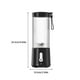 thumbnail image 5 of Exprimidor eléctrico portátil Advancent 500ml máquina extractora de frutas y verduras negro, 5 of 6