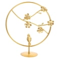 thumbnail image 4 of Raindrops Desktop Golden Iron Leaf Figurine Sculpture Modern Decorative Bookshelf Ornament, 4 of 8