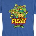 thumbnail image 3 of Teenage Mutant Ninja Turtles - Pizza - Women's Short Sleeve Graphic T-Shirt, 3 of 5