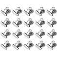 thumbnail image 1 of y Refrigerator Magnet Clips 20 Piece Magnetic Hook Clips Photo Fridge Magnets for House & Office Use Silver Silver, 1 of 4