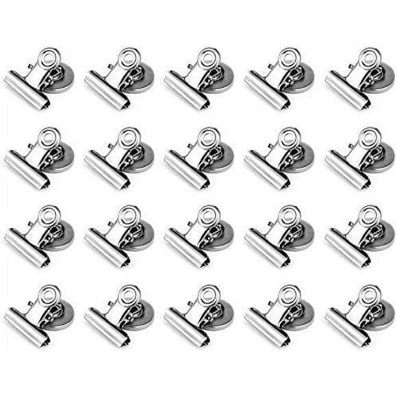 EcoNesxp 20pcs magnetic hook clips photo fridge magnets fridge magnet clips fridge magnet clips 20pcs magnetic hook clips photo fridge magnets for home and office silver for home and office