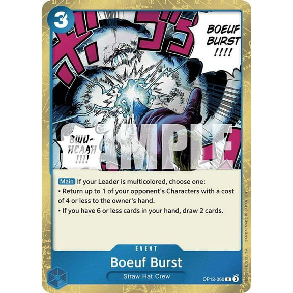 One Piece Legacy of the Master Rare Boeuf Burst OP12-060