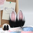 thumbnail image 4 of 1 par de pasadores de orejas de conejo de peluche para niñas, accesorios para el cabello para disfraz de Halloween Adepaton BST2000876-3, 4 of 5