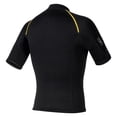 thumbnail image 4 of renvena Men Mm Neoprene Wetsuits Top Short Sleeve Rash Guard Shirts Professional Swimwear Black XL, 4 of 5