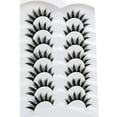 thumbnail image 3 of Manga Lashes False Eyelashes Doll Eye Natural Anime Lashes 8D Spiky Wispy Thick Faux Mink Eye Lash Strips 7 Pairs Pack, 3 of 4