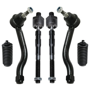Detroit Axle - Front Inner & Outer Tie Rod Ends   Tie Rod Boots Replacement for 2007-2013 Nissan Altima