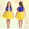 thumbnail image 2 of Benylion Snow Costumes White Princess Dress Up for Girls Dresses Birthday Party Cosplay Skirt for 5-6 Years, 2 of 7