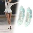 thumbnail image 1 of Cubiertas de cuchillas para patines de hielo, cubiertas suaves para patines de hielo, patines artísticos para adultos Verde, 1 of 8