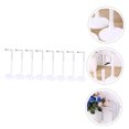 thumbnail image 3 of Homoyoyo 8 Pcs Rangement de Jouets en Plastique Blanc pour Poupée sur Table, 3 of 8