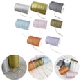 thumbnail image 4 of 3mm Metal Thread Sewing Piping Fabric Ribbons For Diy Decor Crafts Materials Golden Ribbon Gifts Packaging Festive Ornaments, 4 of 5