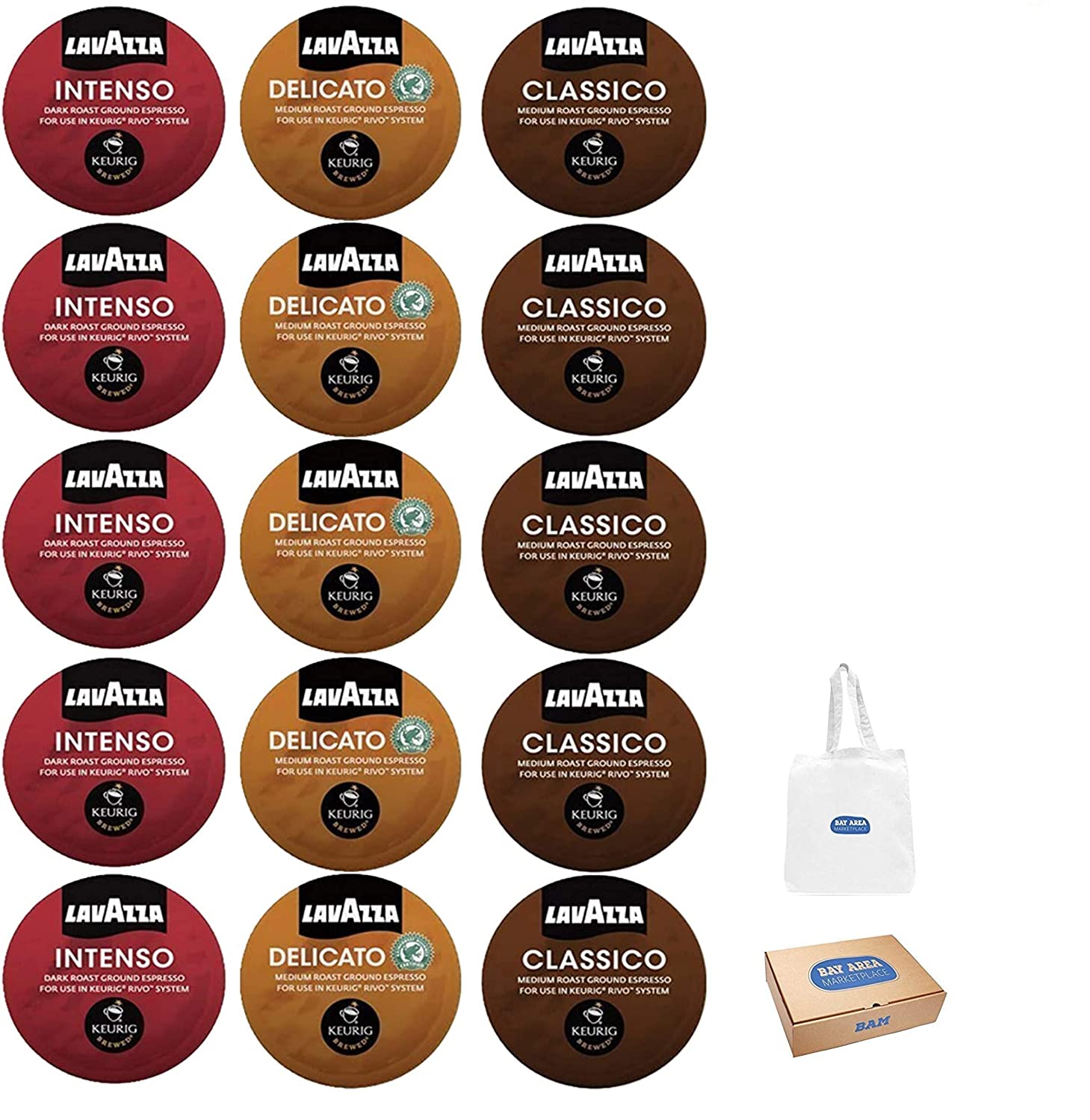 LavAzza Coffee- Sampler for Keurig Rivo 