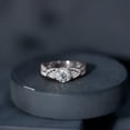 thumbnail image 5 of Rosec Jewels Vintage Inspired Lab Diamond Engagement Ring 1 Carat - EF-VS Grade, 10K White Gold, US 5.00, 5 of 9