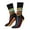 3 Black, variant on Chameleon Panther On Colored Pencils Pattern Sport Socks for Women and Men Crew Socks Sporty Calf Socks Casual Socks