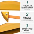 thumbnail image 3 of ziyahi Table Saw Cover Carbon Steel Saw Fence For Circular Saws Dust Prevention Guaranteed Table Protective Cover yellow, 3 of 4