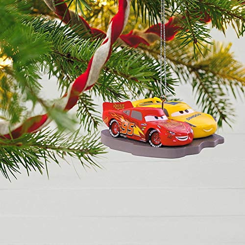 Disney Cars 14 Piece  Christmas Tree Mini Ornaments Set Featuring Luigi