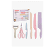 thumbnail image 3 of Juego Set Cuchillos Xtellar  Cocina X 10Piezas Colores, 3 of 3
