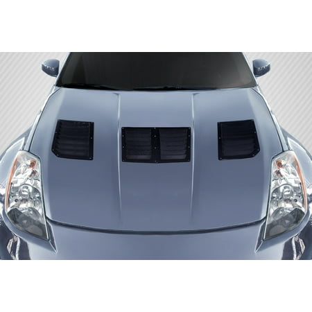 2003-2006 Nissan 350Z Z33 Carbon Creations GT1 Hood Vents - 3 Piece